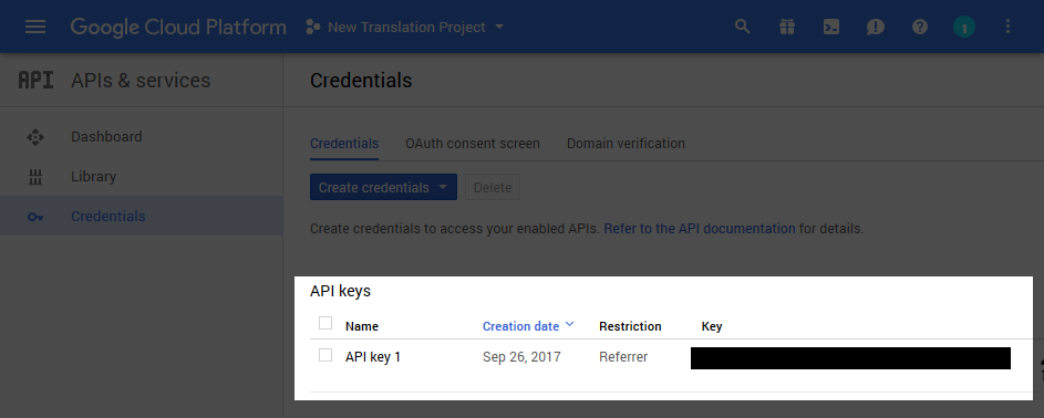 Google translate api free