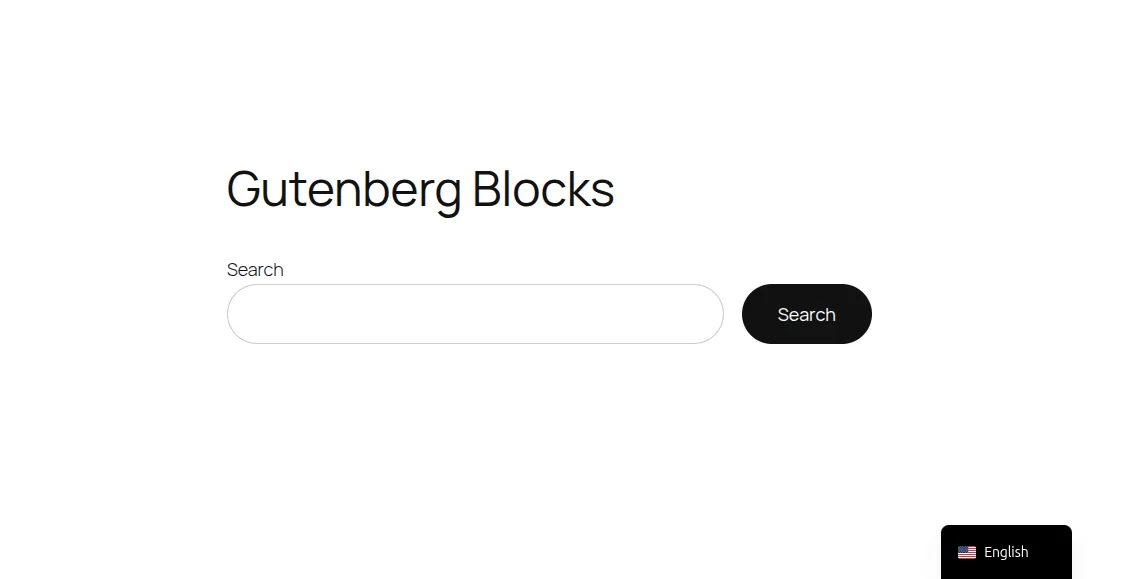 TranslatePress conditional shortcode example — front-end view in English