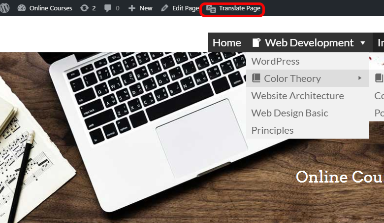 Translate-WordPress-menu-TranslatePress