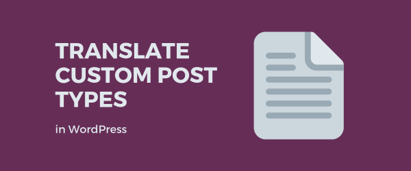 Translate Custom Post Types in WordPress featured