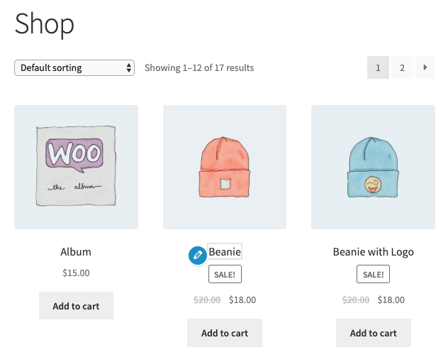 Pencil icon for translating WooCommerce product details