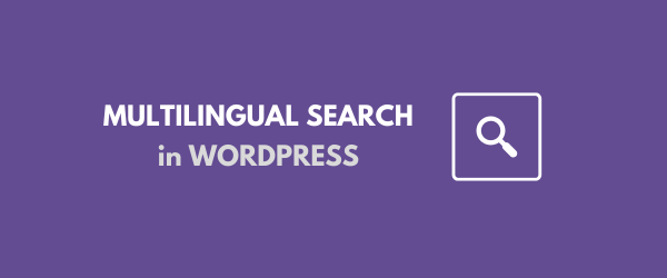 Multilingual WordPress Search tutorial