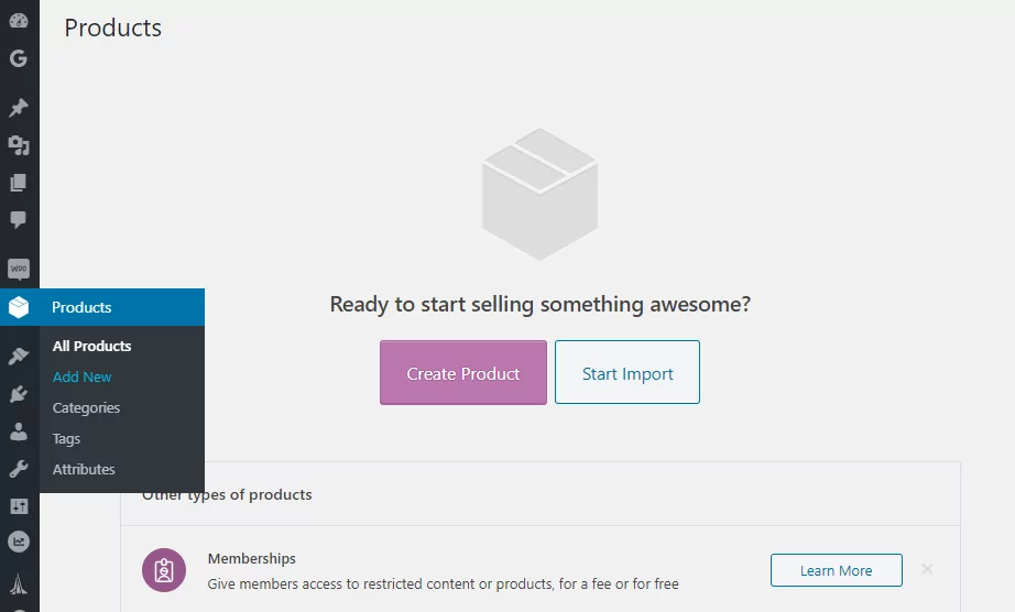 Adding new products to WooCommerce.