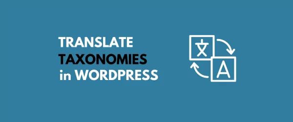 Translate Taxonomies in Wordpress