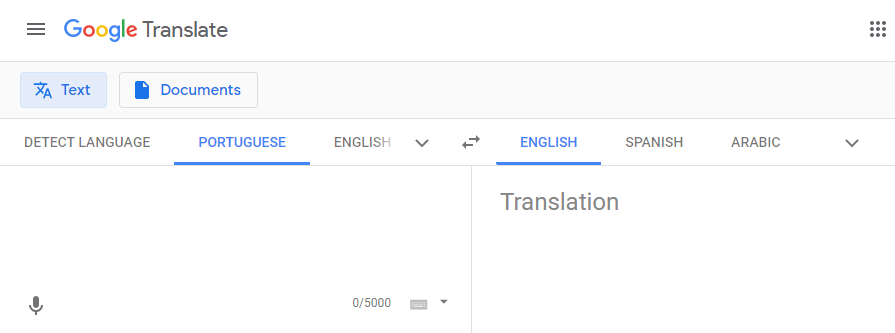Google Translate.