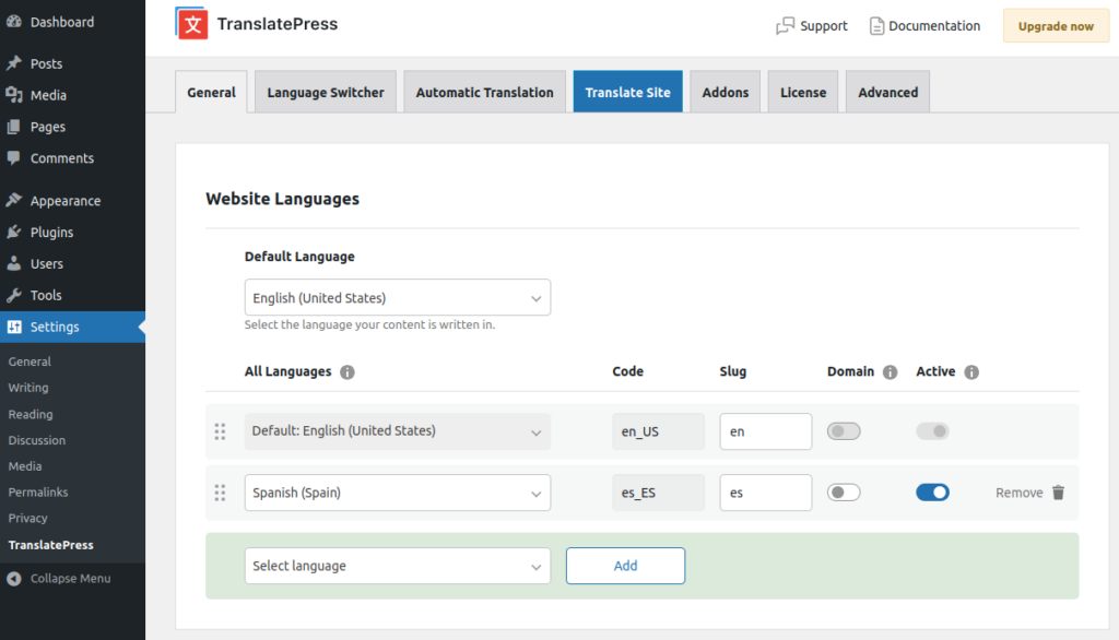 TranslatePress-General