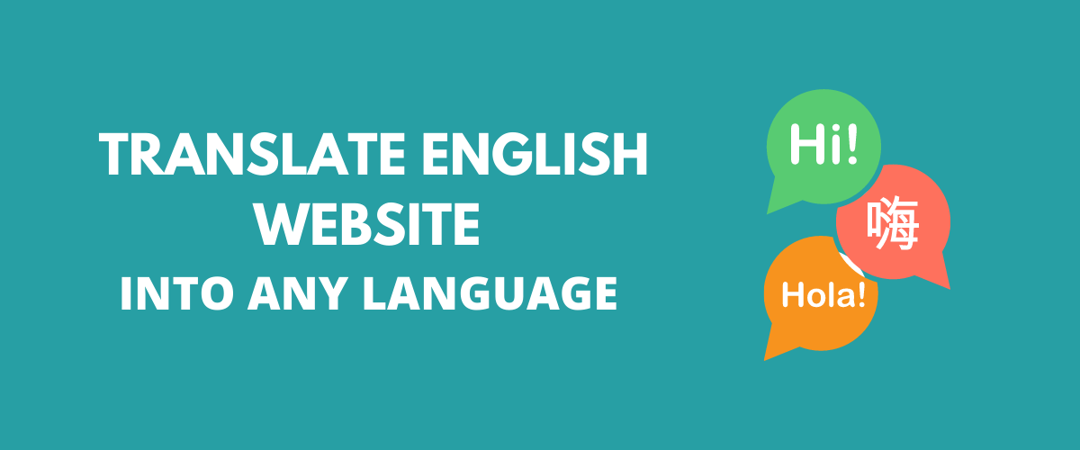 Can You Translate A Website Into English