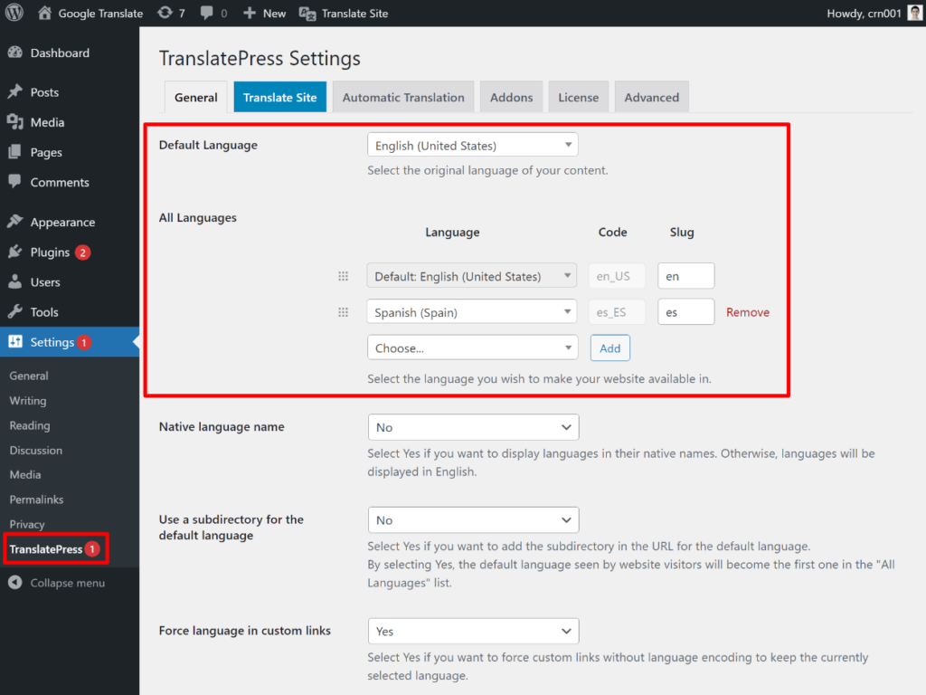 How To Add Google Translate To Any Website Free WordPress Plugin 