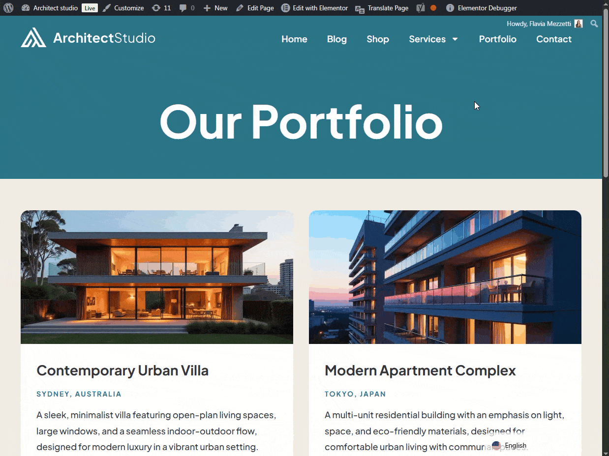 Translating site metadata