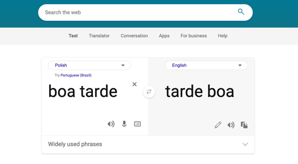 Bing translate getting started