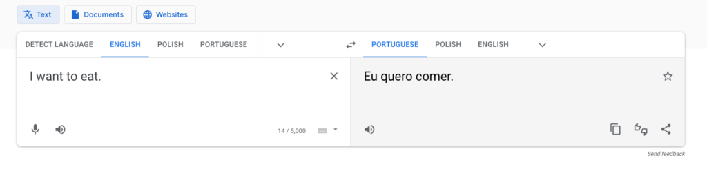 Google Translate getting started