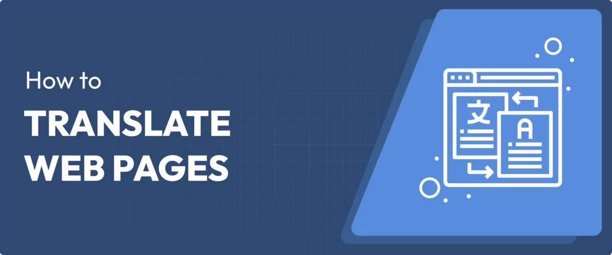 translate web pages