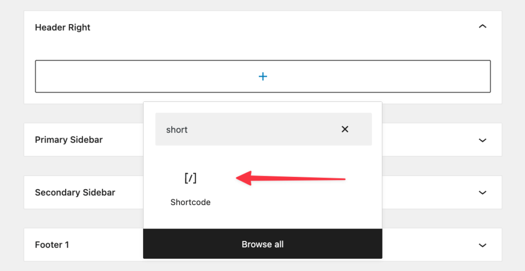 Adding a switcher via shortcode