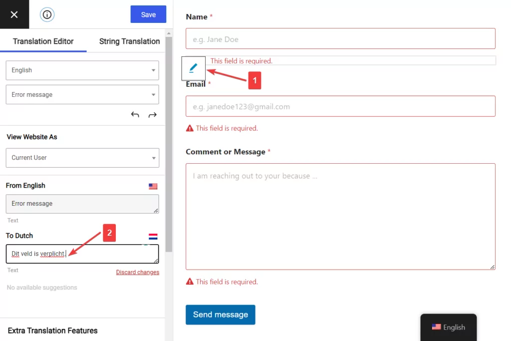 translating validation messages - form translation