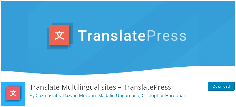 translatepress wordpress translation plugin