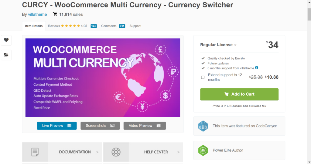 CURCY - WooCommerce Multi Currency Switcher