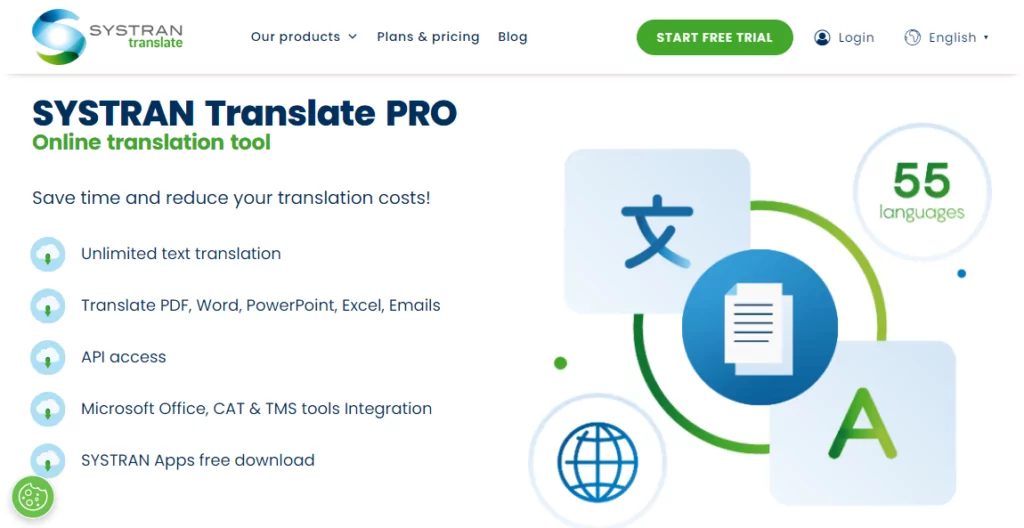 systran translate pro features