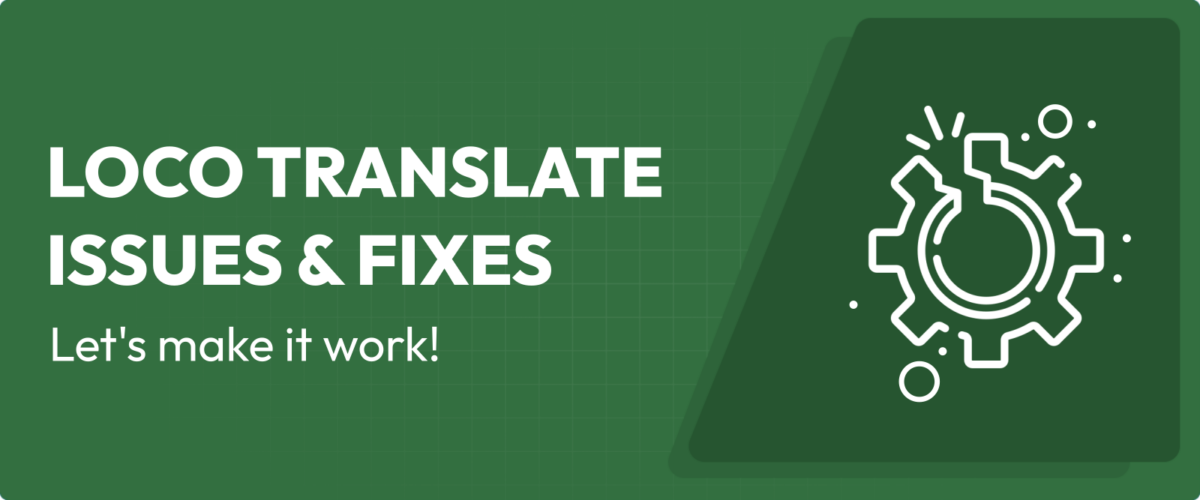 Loco translate not working