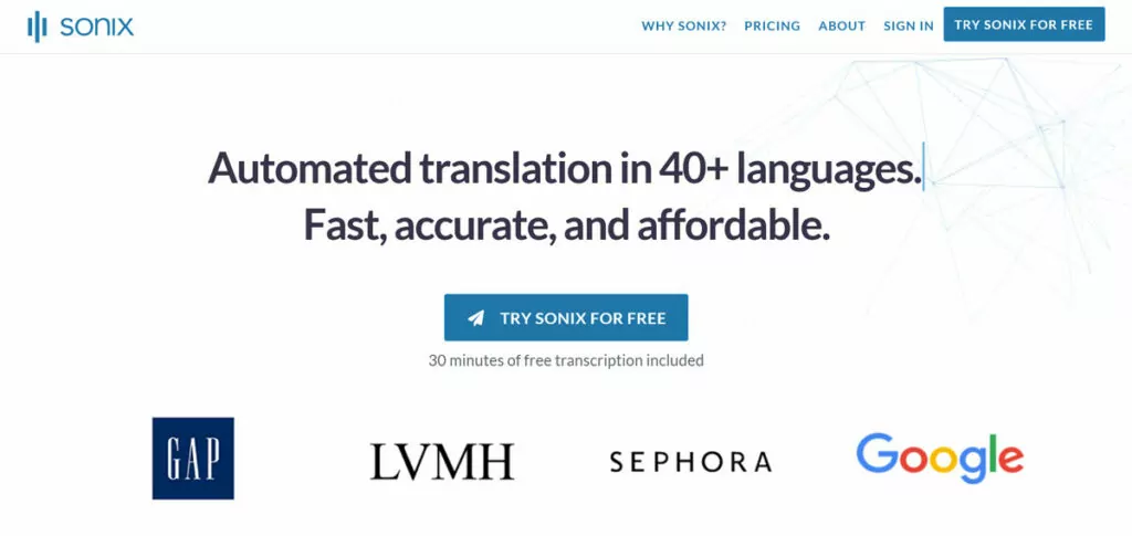 sonix ai translation tool for video and subtitles
