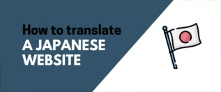 translate japanese website