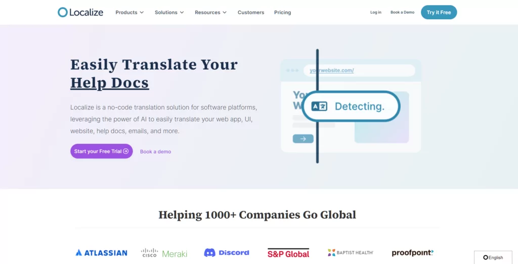 Localize front page  best website localization service