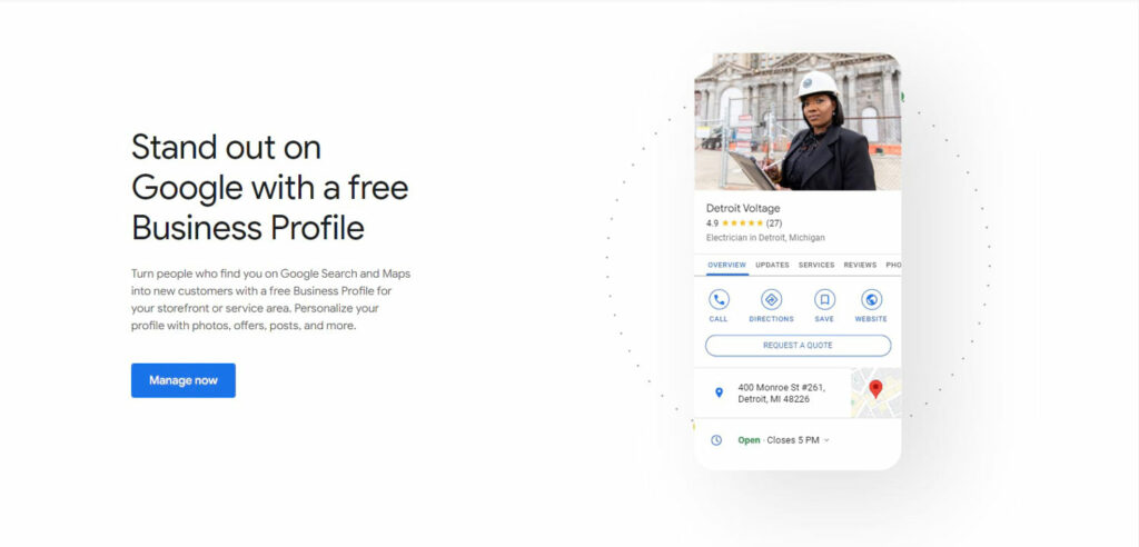local seo tips: create a google business profile