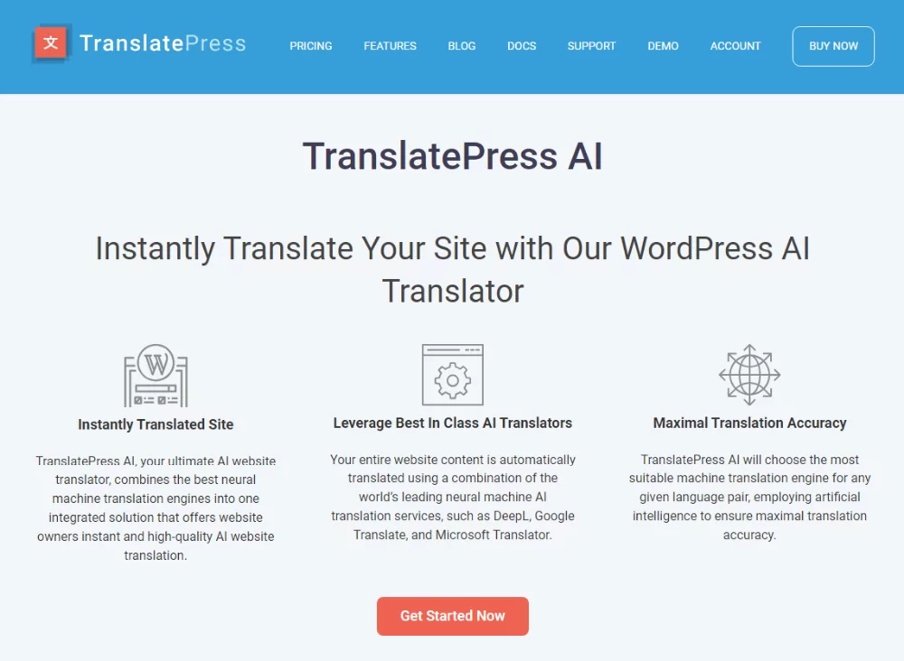 translatepress ai google translate alternative