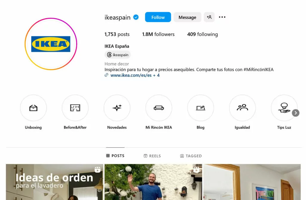 ikea spain international social media example