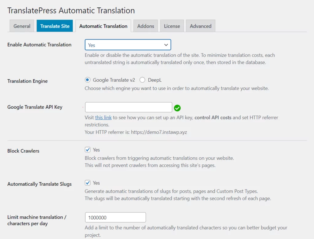 translatepress for multilingual translations