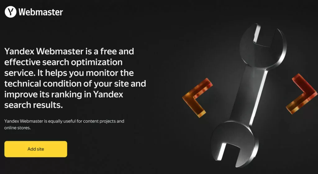 yandex webmaster homepage