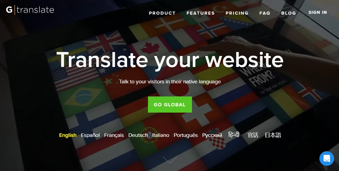 Best WordPress multilingual plugin: GTranslate