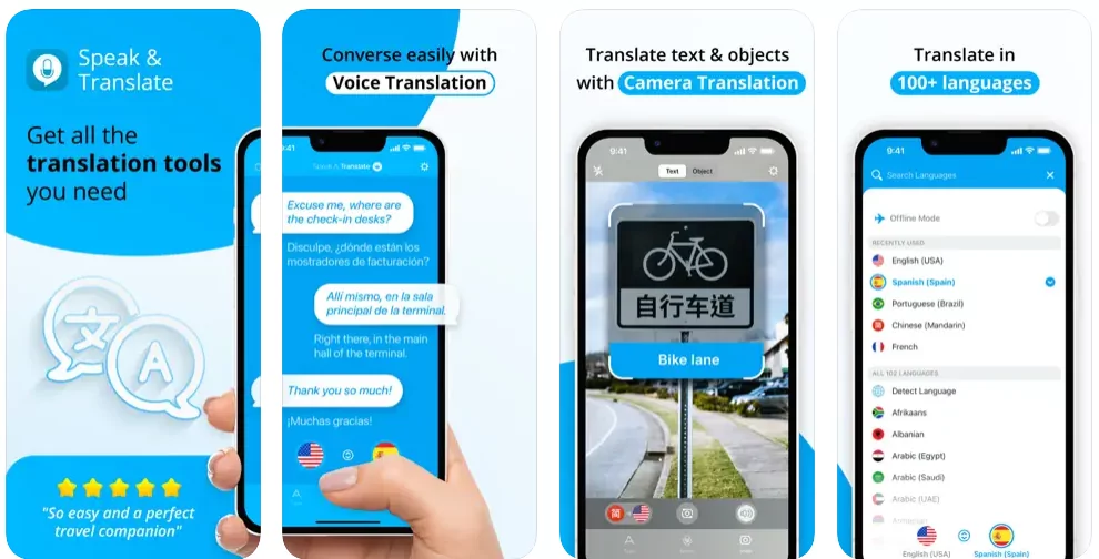 speak and translate translation app