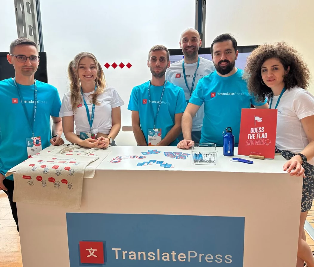 TranslatePress team sponsoring WordCamp Turin 2024