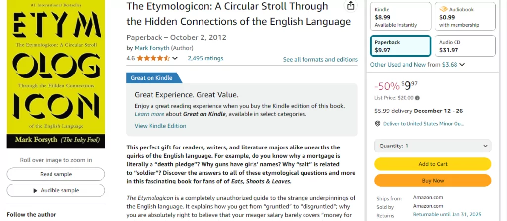 the etymologicon as a gift idea for translators