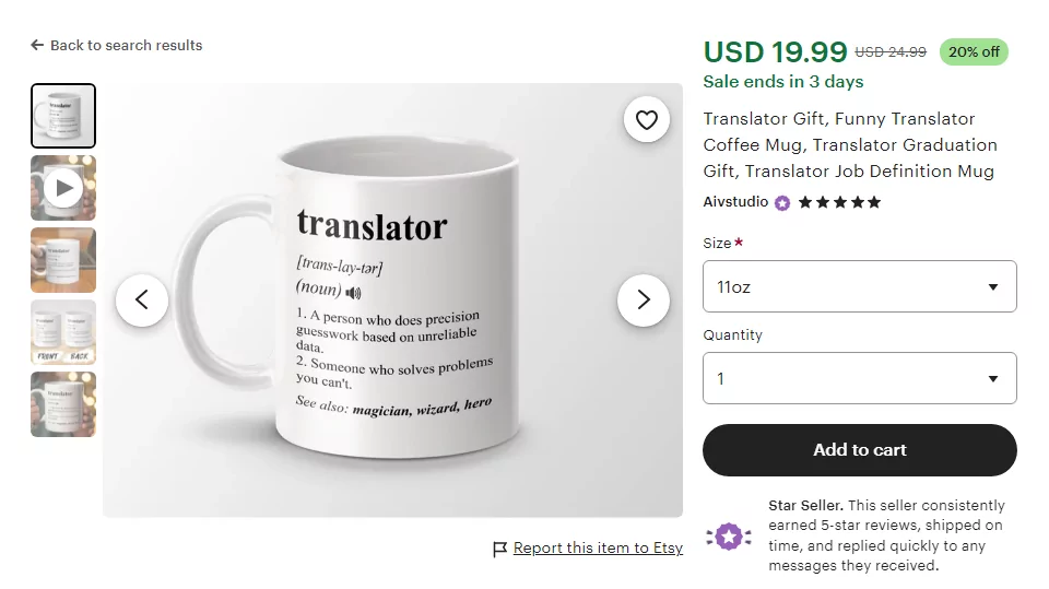 best translator gifts mugs