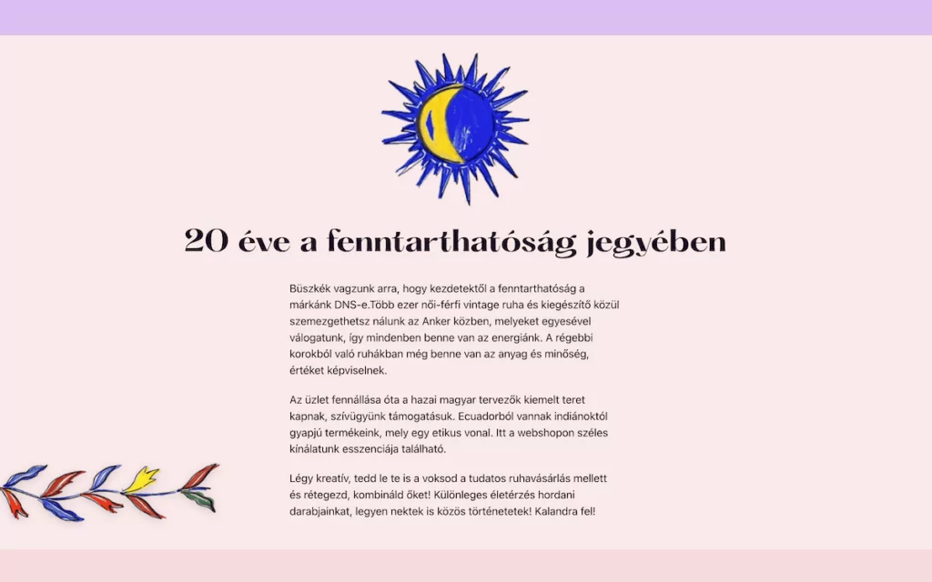 A multilingual website in Hungarian.