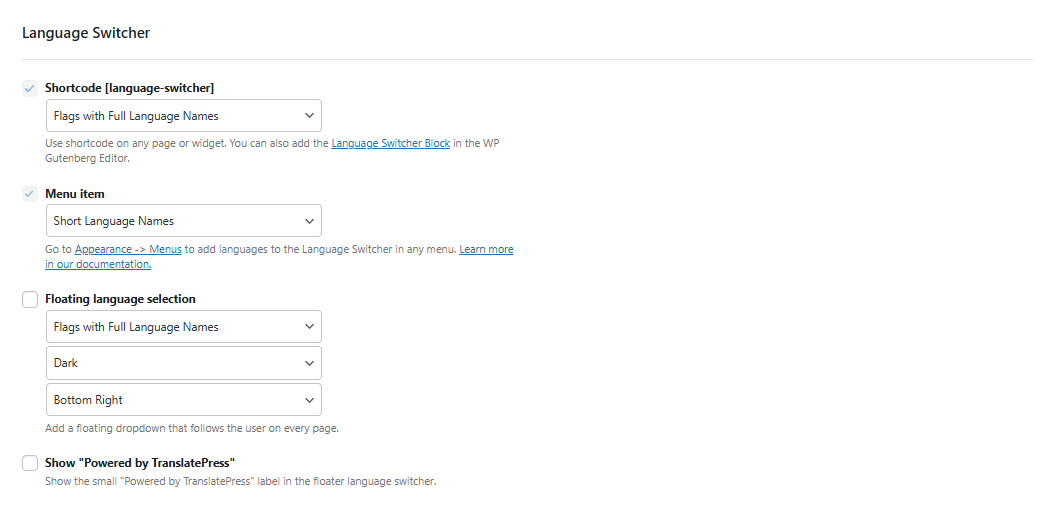 Language Switcher for your Bilingual website