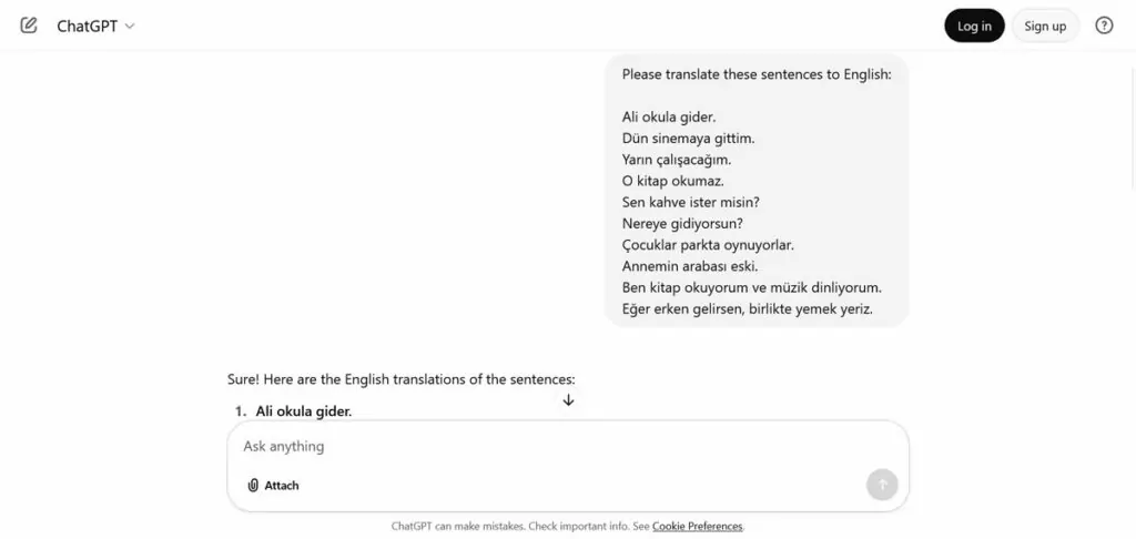 accurate translation sites chatgpt