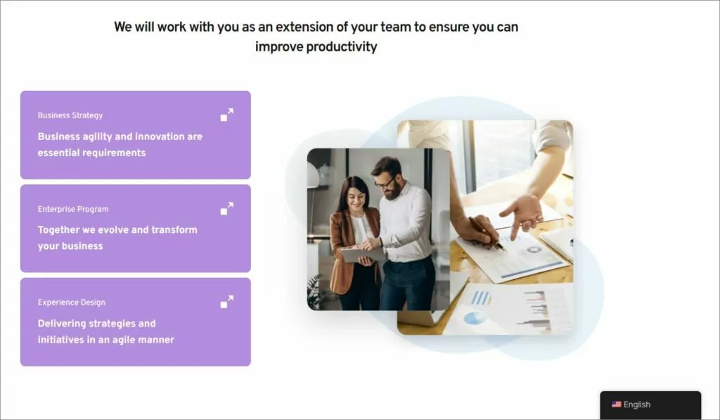 Language Switcher on a Brizy site