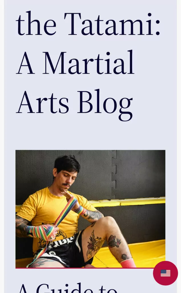 language switcher repositioned on mobile