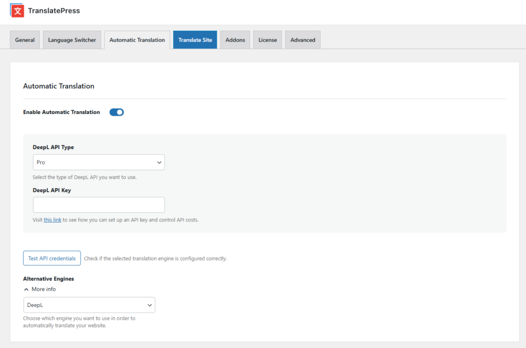 deepl automatic translation