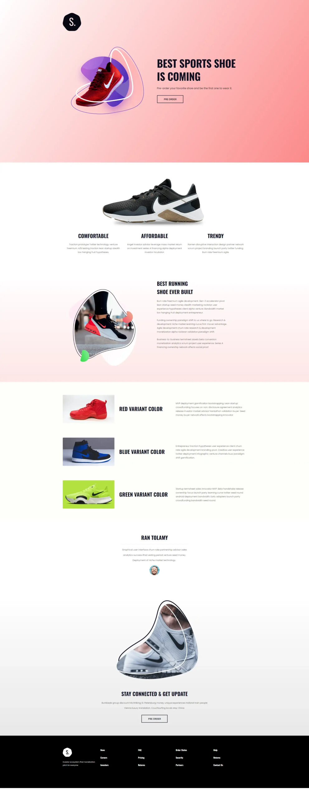 Previewing the Visual Composer template in front-end