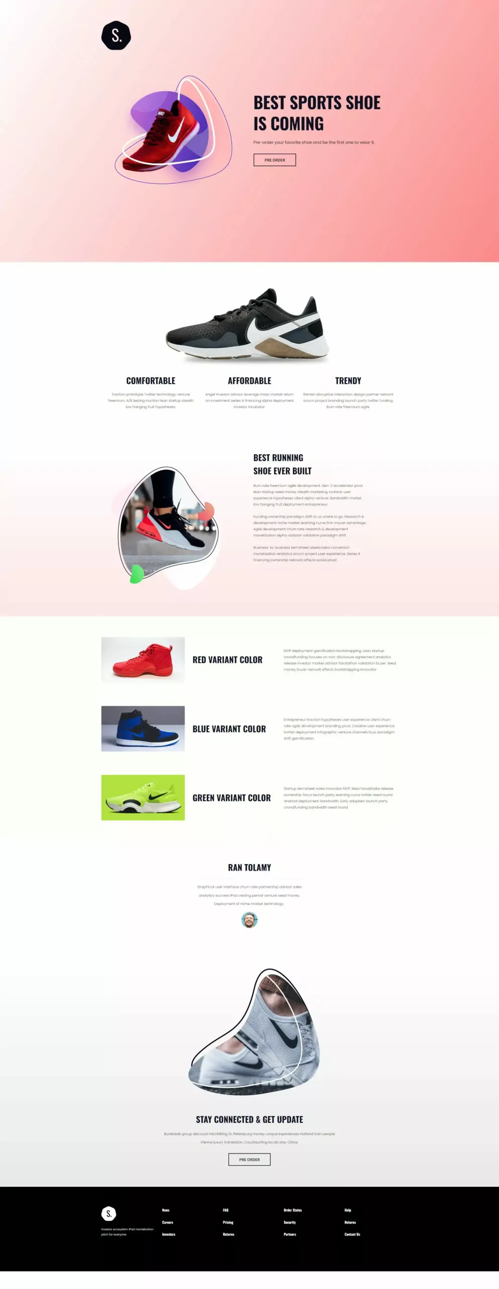 Previewing the Visual Composer template in front-end