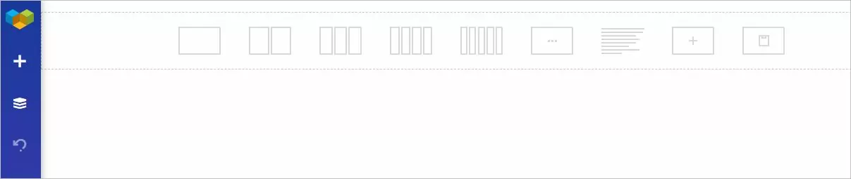 Selecting a layout in Visual Composer editor