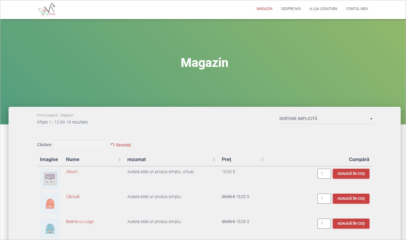 Multilingual WooCommerce Product Table