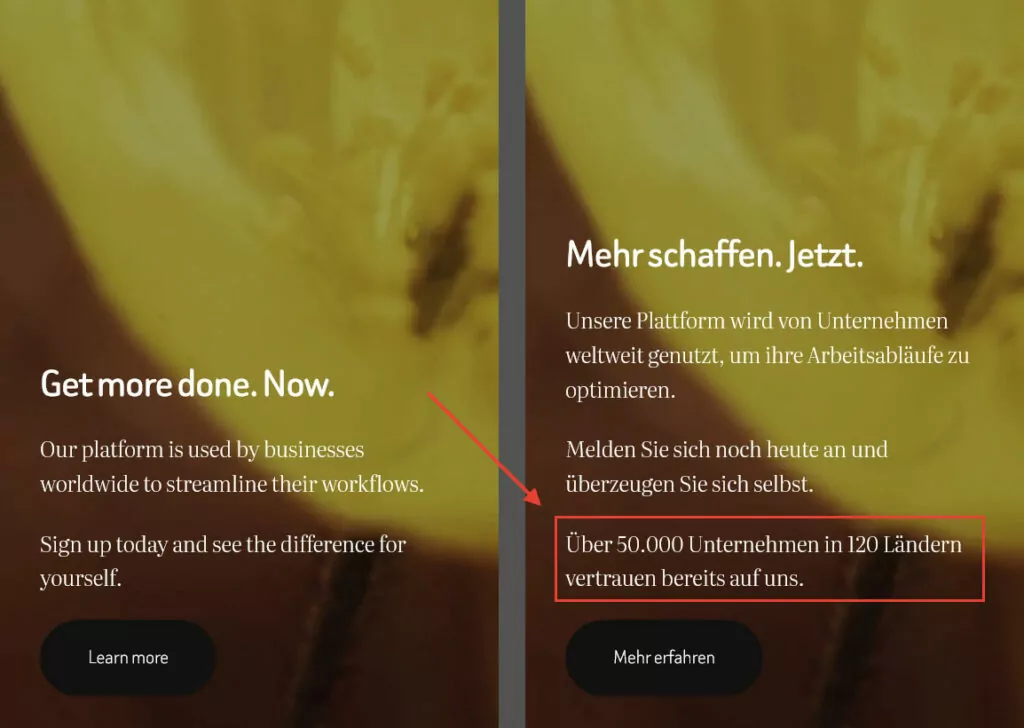 website content hallucinated by llm in translation